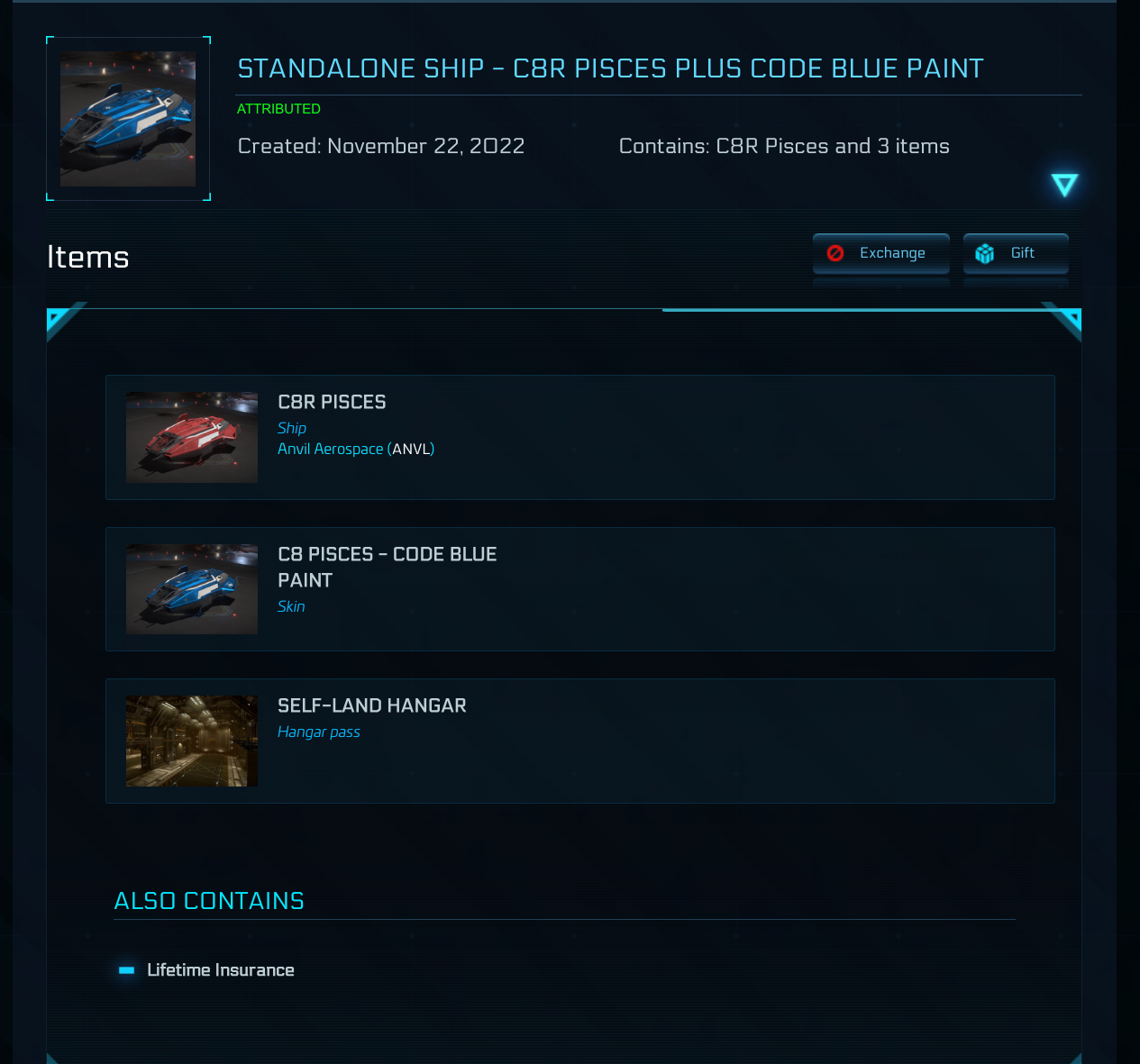 Buy C8R Pisces plus Code Blue Paint LTI - Original Concept