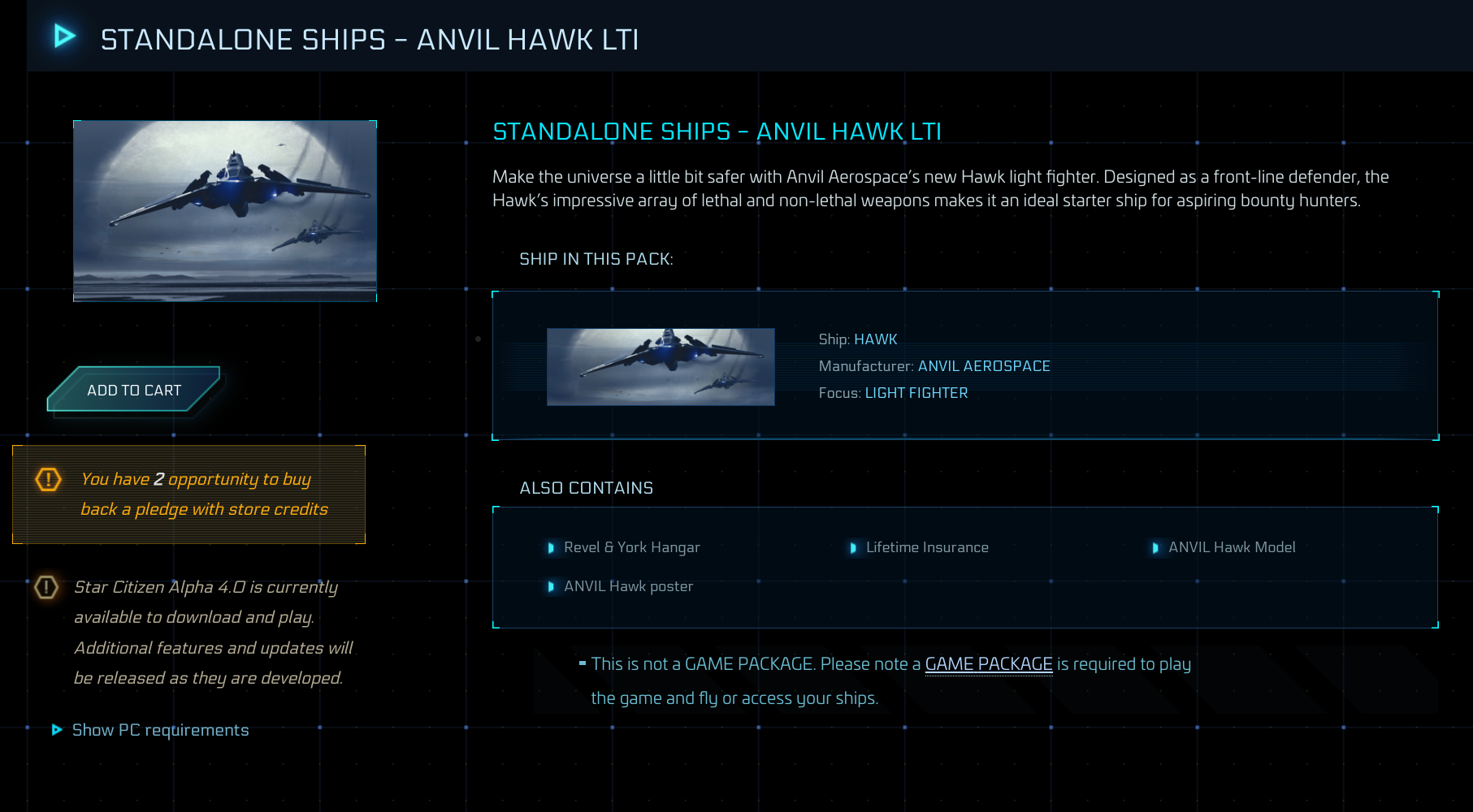 Buy Hawk LTI - Original Concept