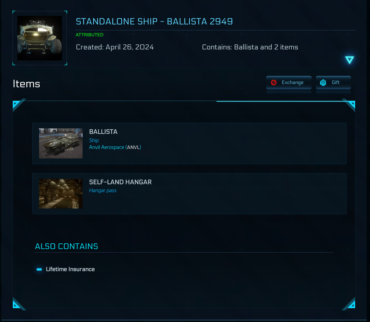 Buy Ballista 2949 LTI - Original Concept
