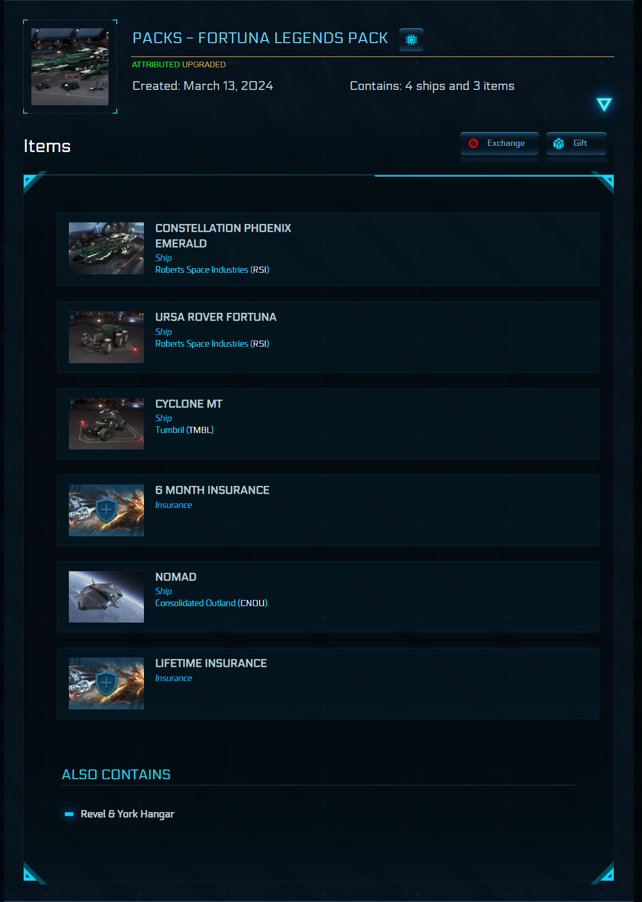 Fortuna Legends Pack (Constellation Phoenix Emerald) - LTI - Original Concept