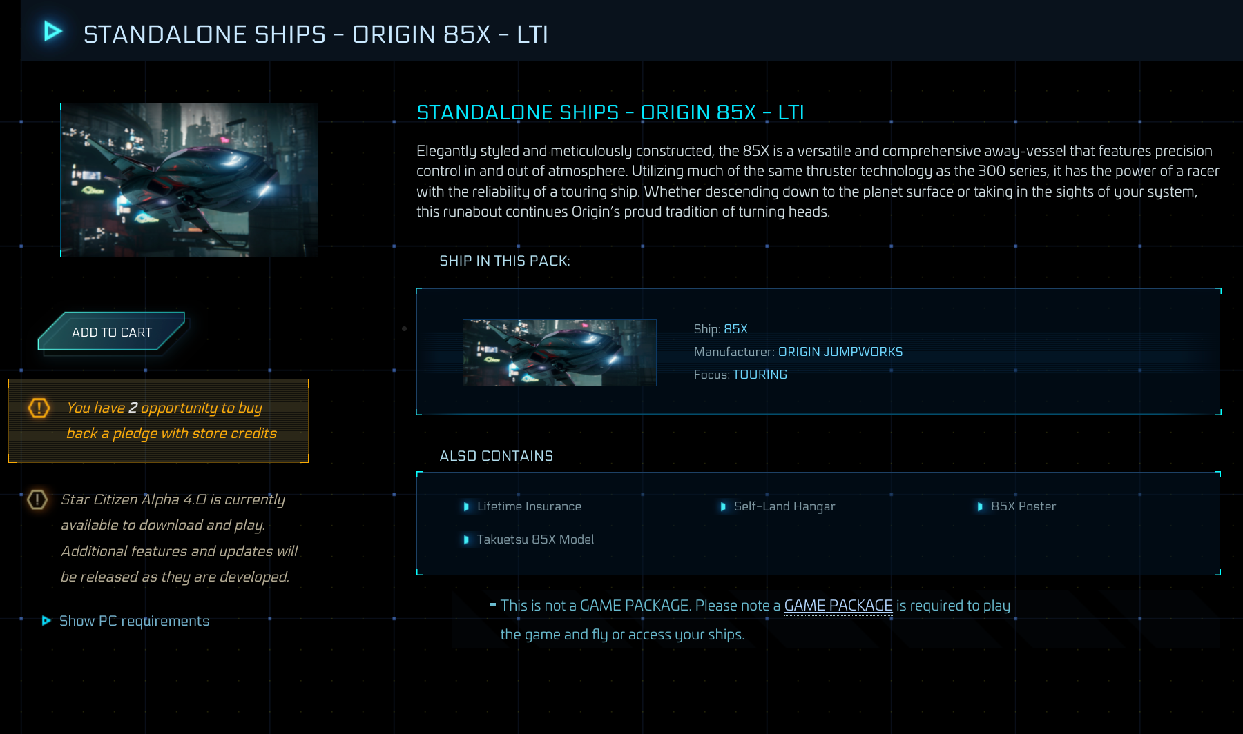 Buy Origin 85X LTI - Original Concept